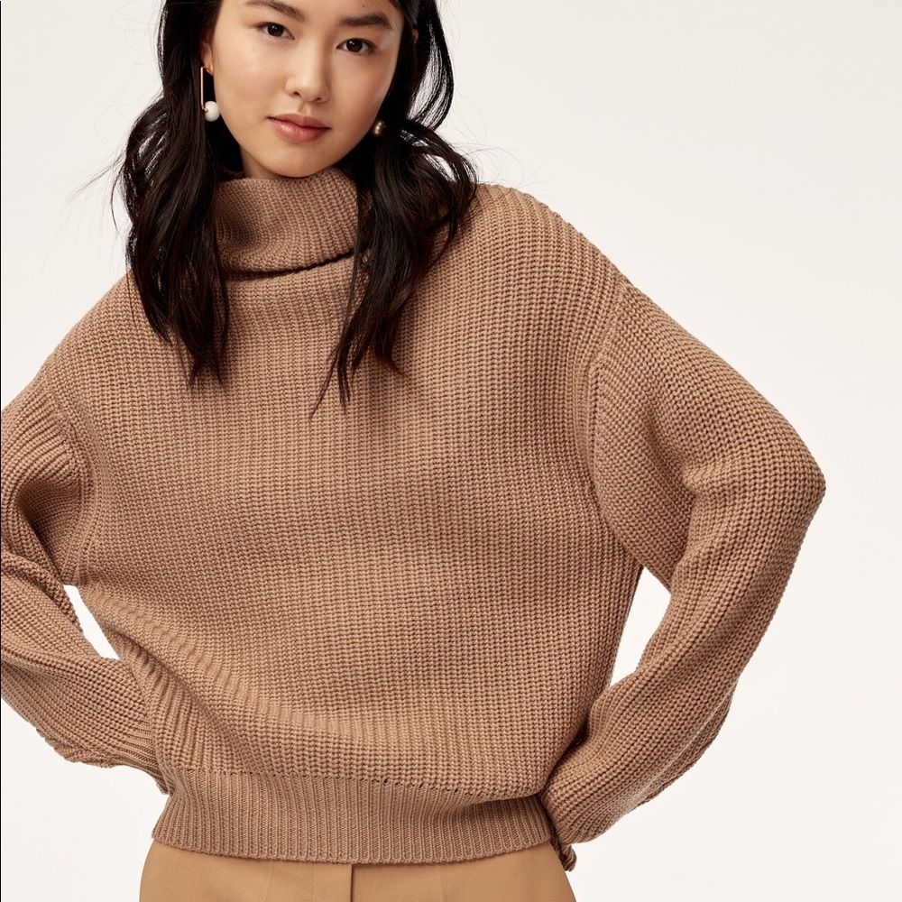 Wilfred Aritzia Montpellier Beige Sweater